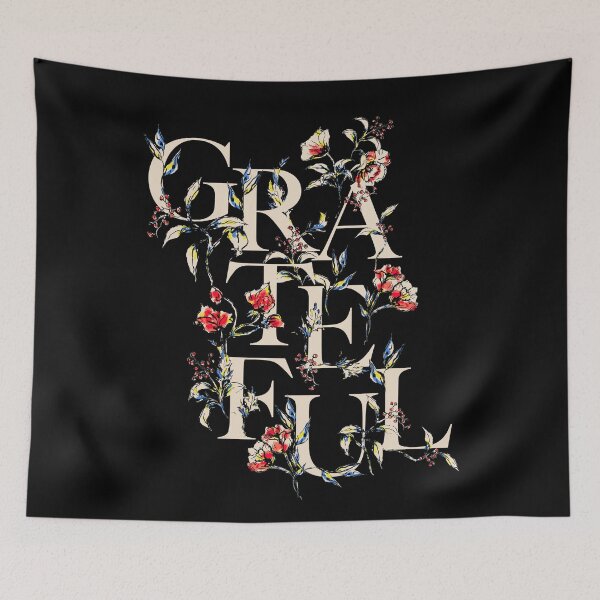 Item preview, Grateful Vintage Floral Design  designed and sold by mythandframe.