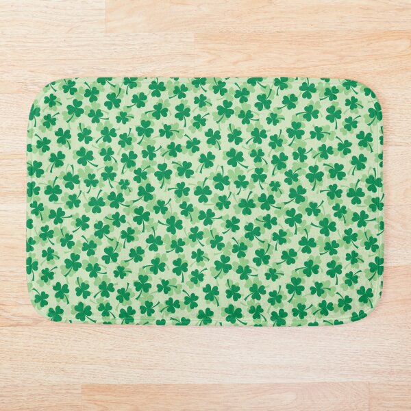 Artikelvorschau, Kleeblattmuster - Grüner St. Patrick's Day dreiblättriges Kleeblatt entworfen und verkauft von Mhea.