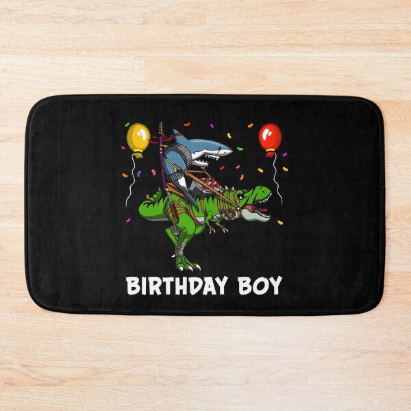 Item preview, Birthday Boy Shark Riding Dinosaur designed and sold by underheaven.