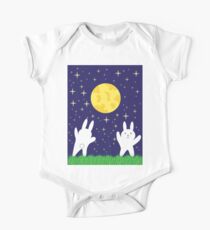Moon Bunnies Baby Body Kurzarm