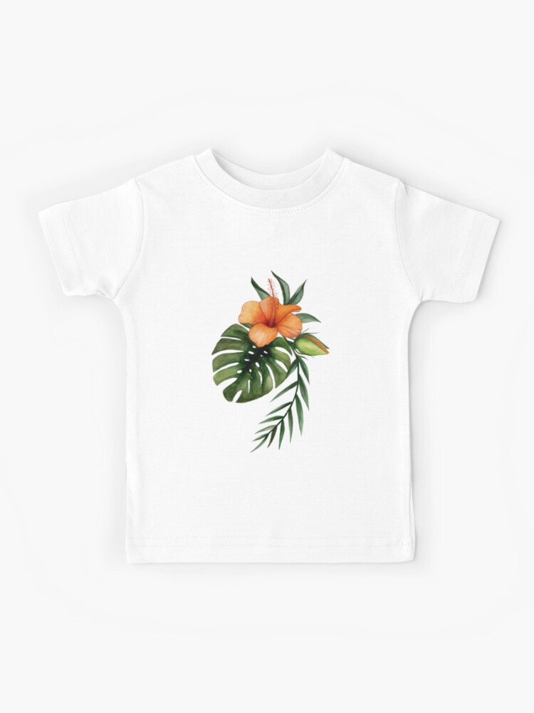 San Francisco Giants Orange White Tropical Hibiscus Green Leaf Hawaiian  Shirt