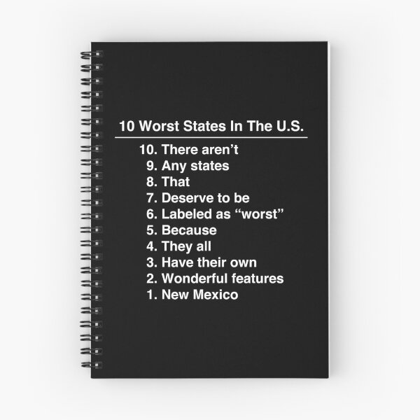 Item preview, New Mexico Is The Worst State Ever Funny print designed and sold by jakehughes2015.
