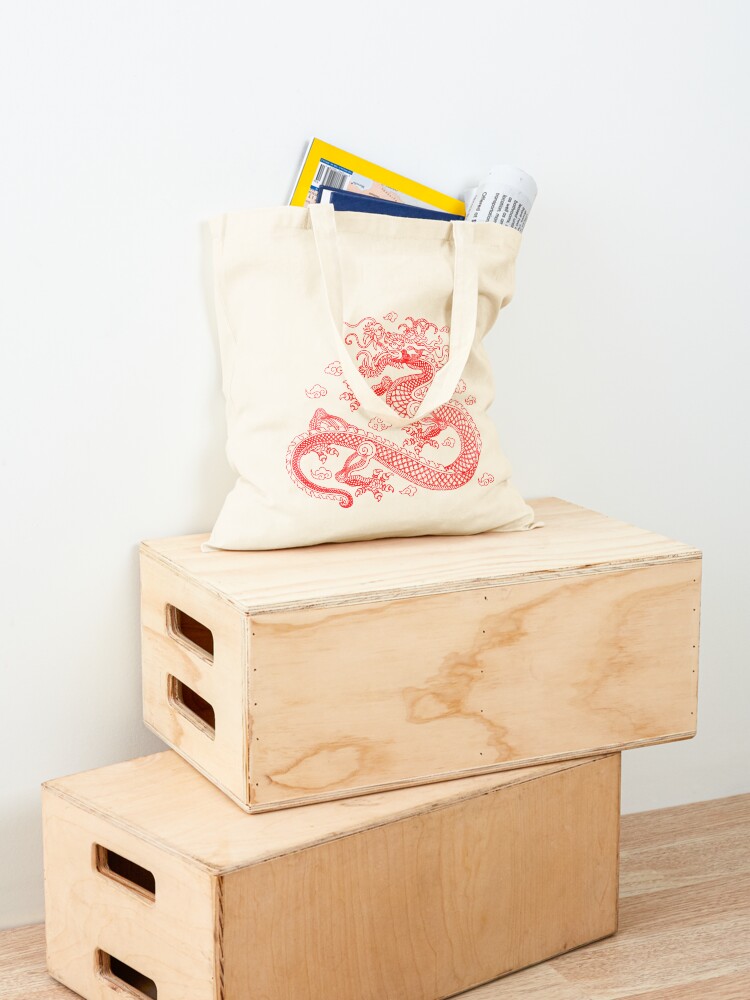 Alternate view of Red Dragon Tote Bag