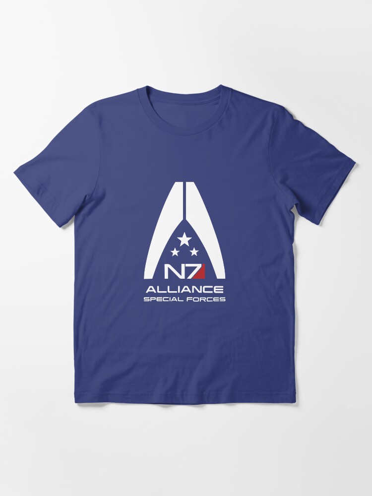 Alternate view of Mass Effect - Alliance Special Forces N7 Essential T-Shirt