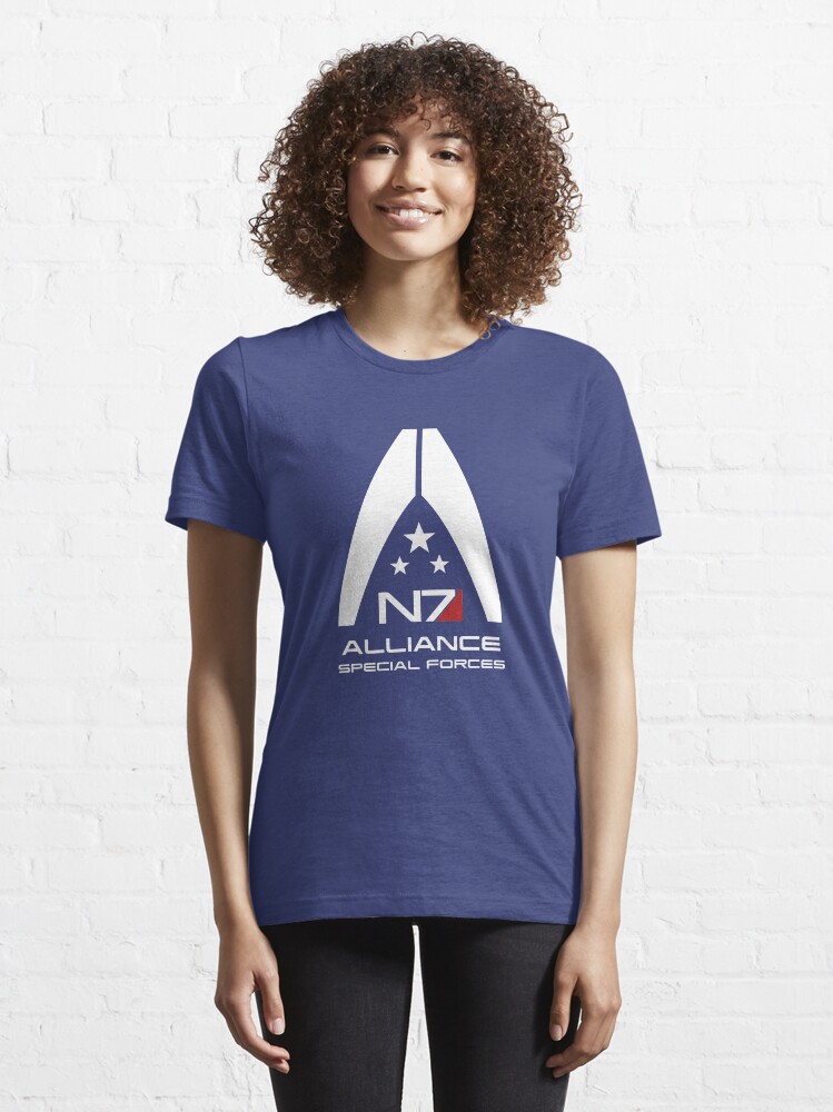 Alternate view of Mass Effect - Alliance Special Forces N7 Essential T-Shirt