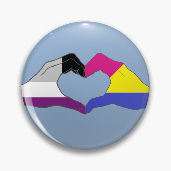 Item preview, Ace & Pan Solidarity Hands designed and sold by Asexual ACES.