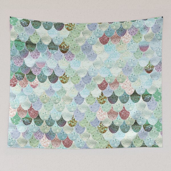 Item preview, SUMMER MERMAID BLUE MINT by Monika Strigel designed and sold by SunlightStudios.