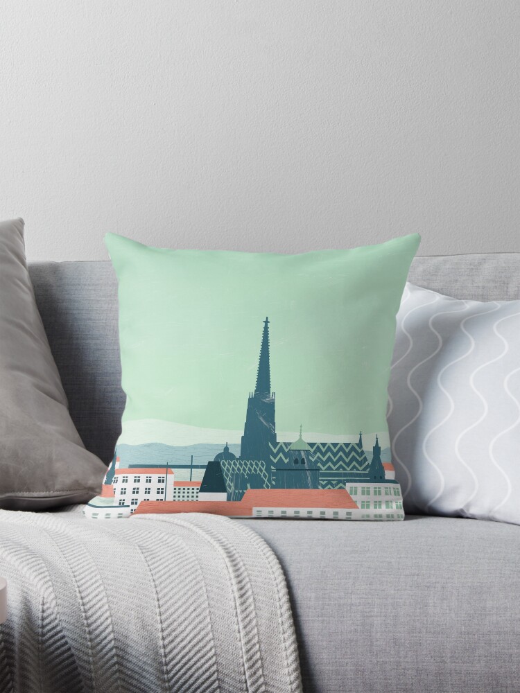 Item preview, Throw Pillow designed and sold by katinkareinke.