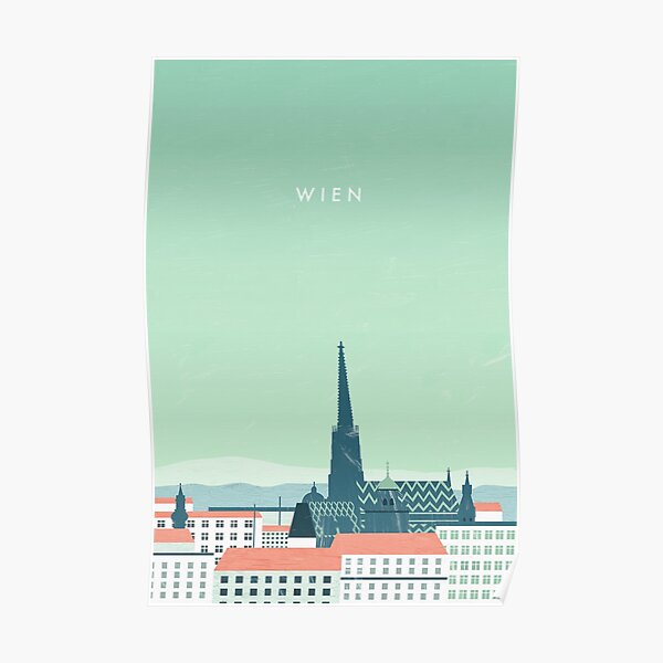 Vienna travel poster Poster