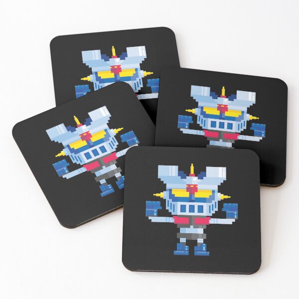 Item preview, RETRO EVIL FIGHTING SUPERHERO ROBOT // SUPERSQUARES designed and sold by REALTHANG CUSTOMS.