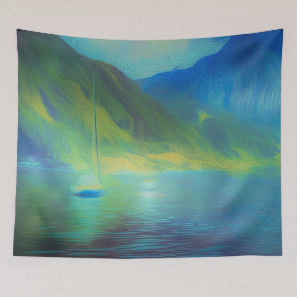 Item preview, The Mystical Mountain Lake designed and sold by Londonimages.