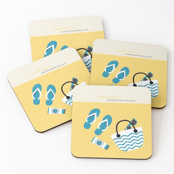 Item preview, Coastal Happiness Beach designed and sold by limeandcedar.