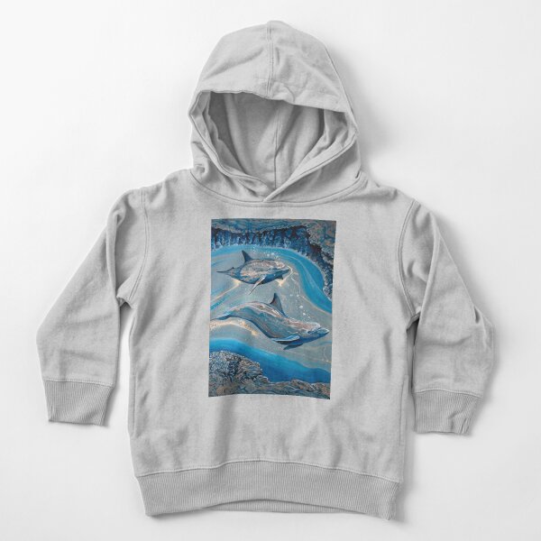 Dolphin Cave Toddler Pullover Hoodie