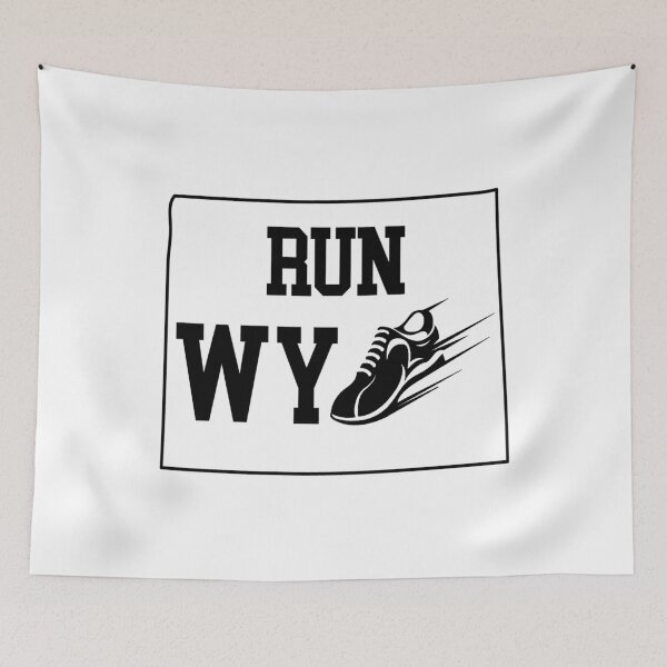 Item preview, Running print Run Wyoming Runners graphic designed and sold by jakehughes2015.
