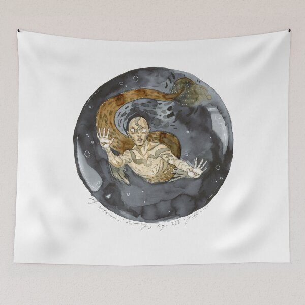 Item preview, Watery Isolation designed and sold by Isberg Illustration.