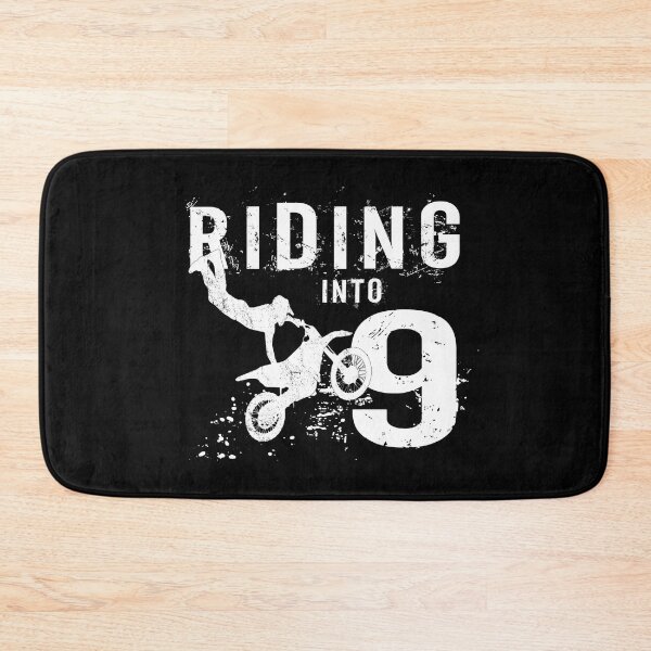 Item preview, Riding Into 9 Years Old 9th Birthday Boy Dirt Bike Party product designed and sold by Grabitees.