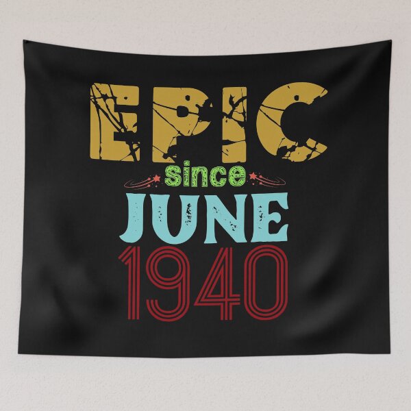 Item preview, Epic Since June 1940: Funny 80th Birthday Gift Idea designed and sold by cutitoutsir.