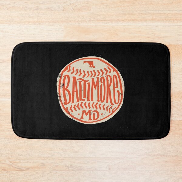 Item preview, Baltimore Maryland Hand-Drawn Baseball Typography Art designed and sold by thegoodwordsco.