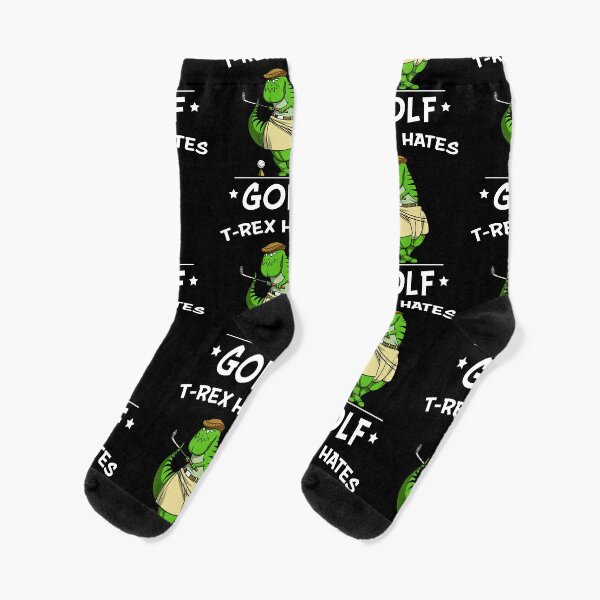 T-Rex Dinosaur Hates Golf Socks