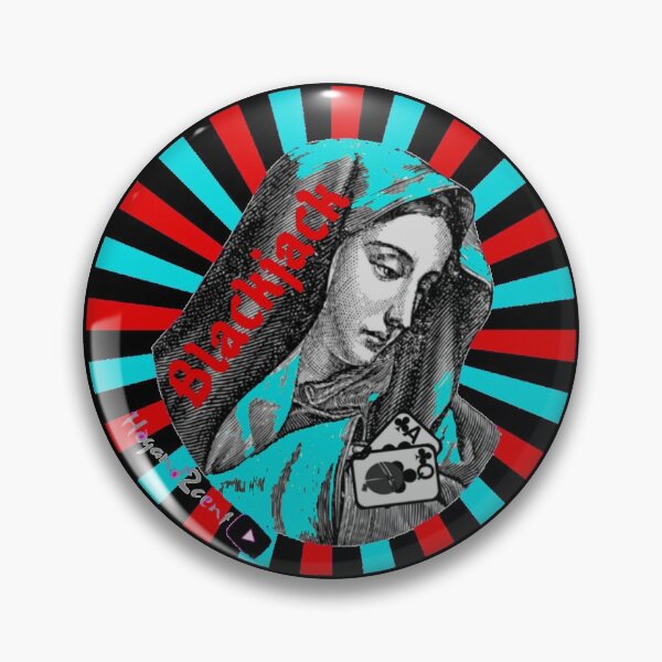 Item preview, Mary Blackjack(blue red circle) designed and sold by Hogand2cent.