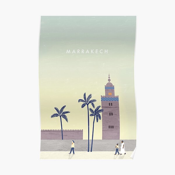 Affiche de voyage Marrakech Poster