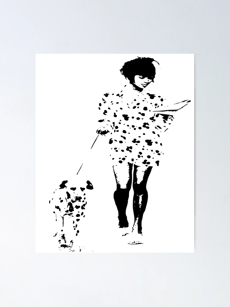 Aperçu 1 sur 3. Poster avec l'œuvre DALMATIAN créée et vendue par ROPATROKOLA.
