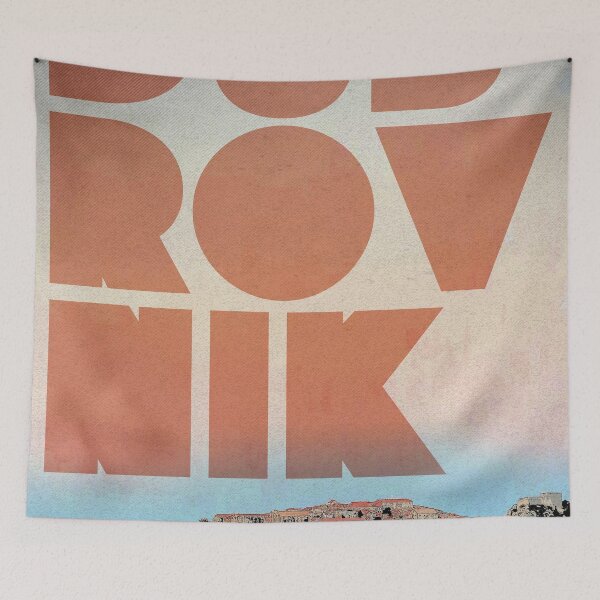 Item preview, Dubrovnik Travel Poster designed and sold by WiseLikeStudios.
