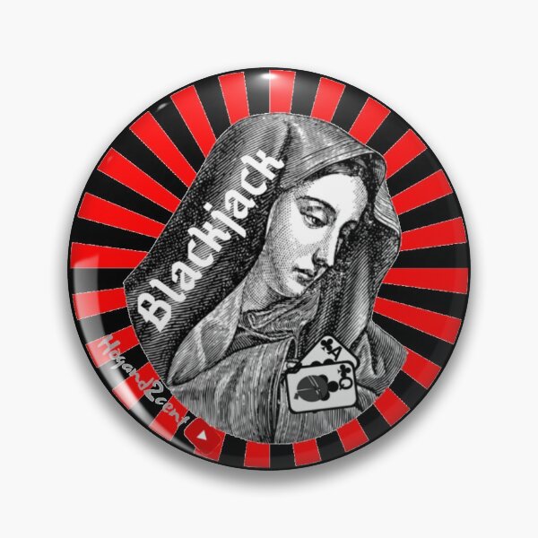 Item preview, Mary Blackjack (círculo rojo negro) designed and sold by Hogand2cent.