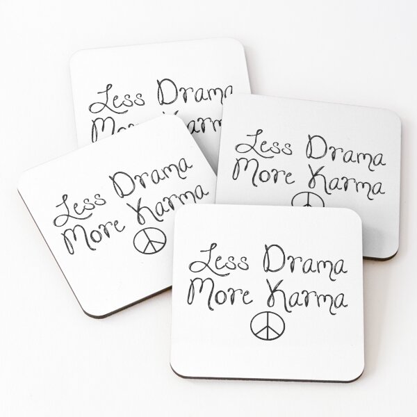 Item preview, Less Drama, More Karma designed and sold by doodle189.