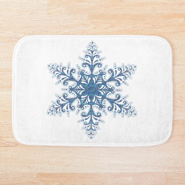 Item preview, Big Holiday Classy Blue Snowflake  designed and sold by Atteestude.