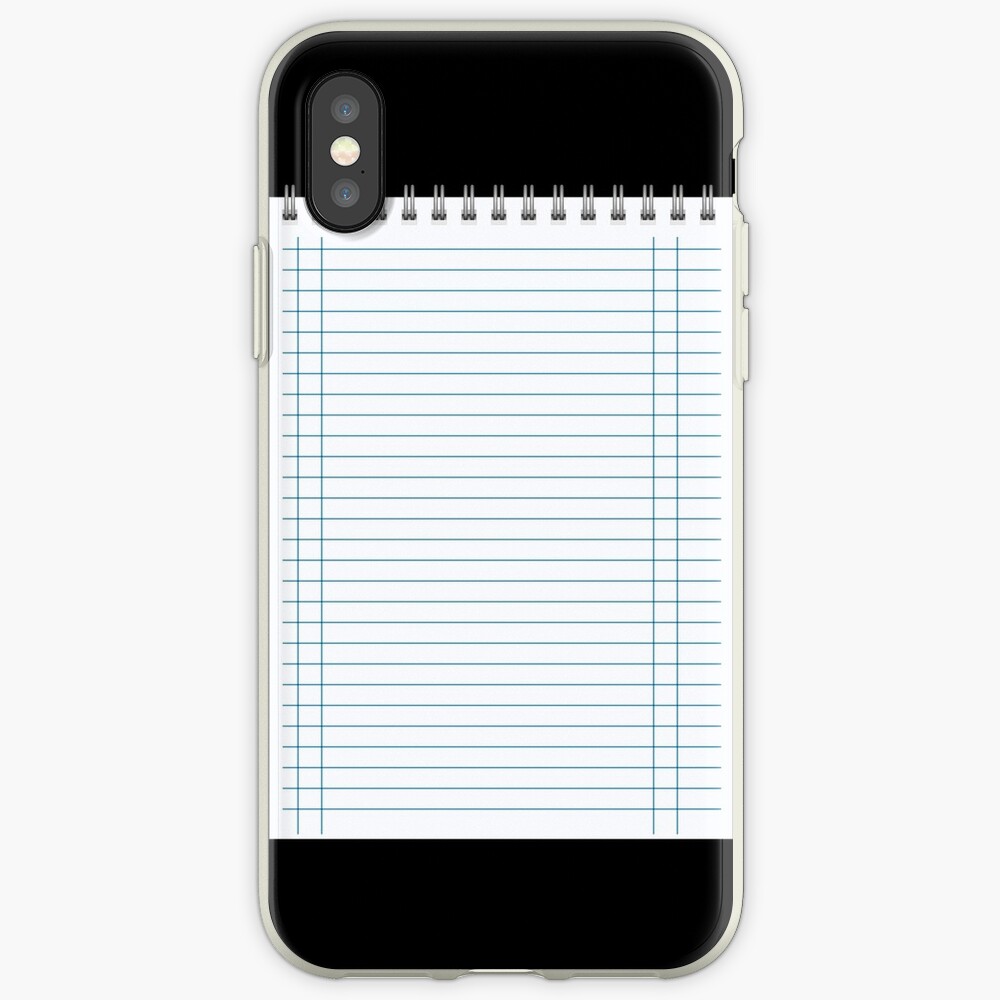 iphone case with notepad