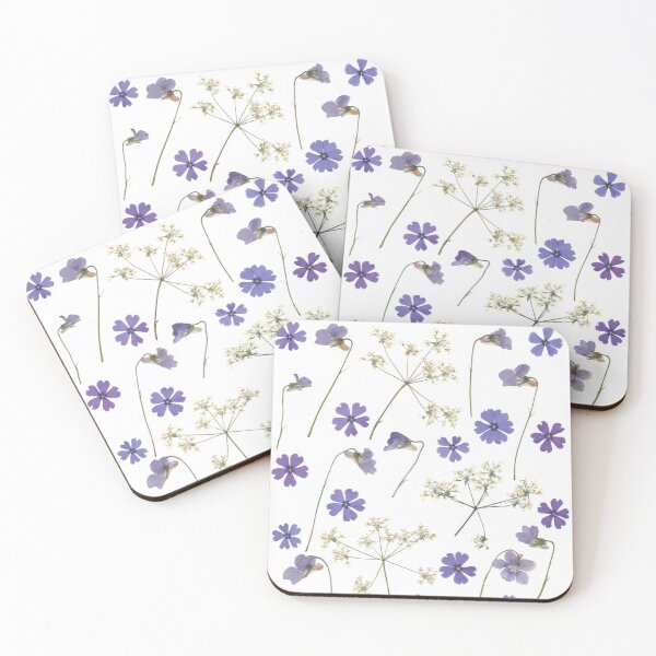Item preview, Mixed Purple and White Pressed Flowers designed and sold by 2001infinite.
