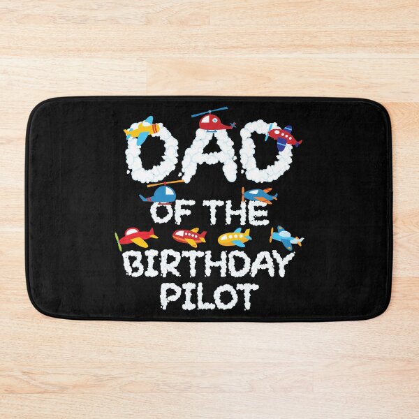 Item preview, Dad Of The Birthday Pilot Kid Aviator B-day Party graphic designed and sold by Grabitees.
