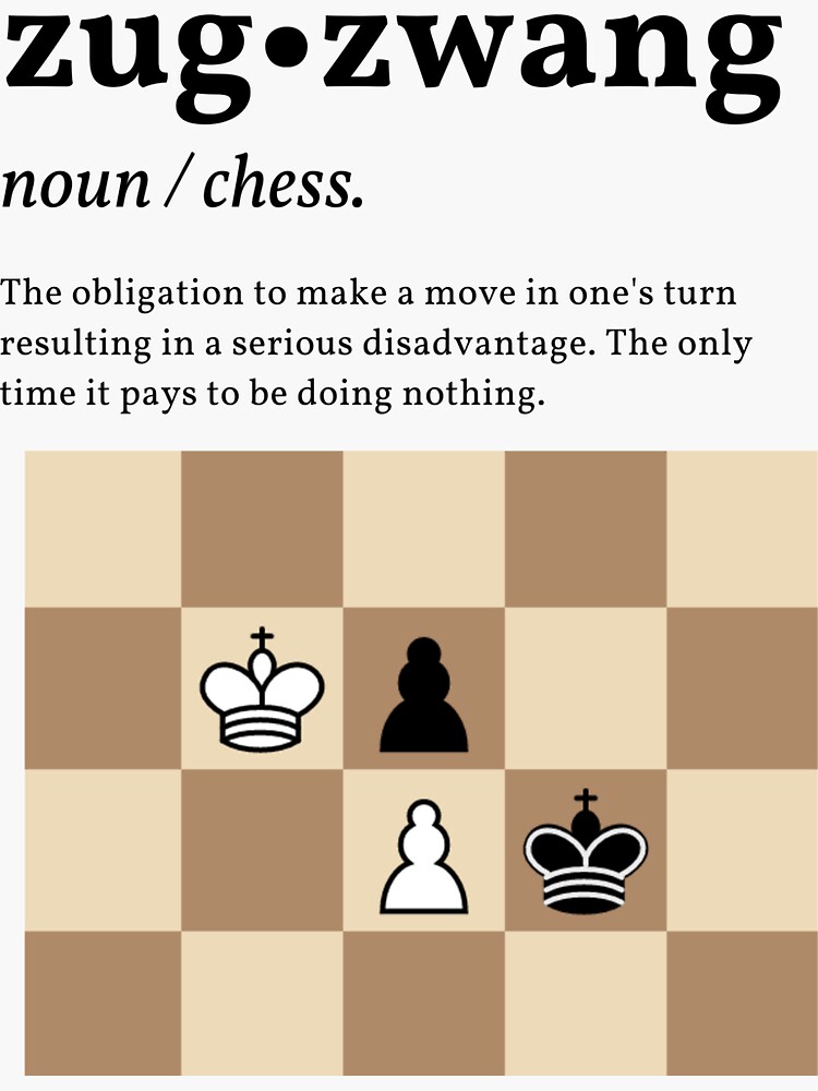 Zugzwang in Chess