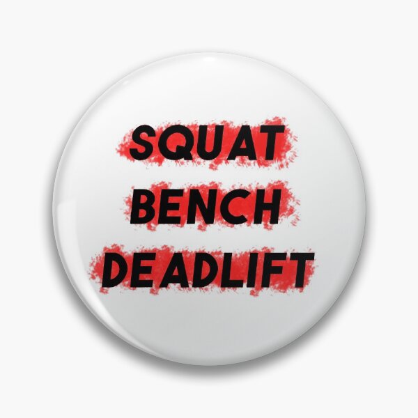 Artikelvorschau, Squat Bench Kreuzheben in Rot entworfen und verkauft von jackknite.