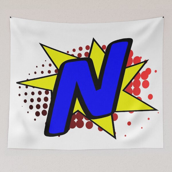 Item preview, Comic Initial N designed and sold by Triumphance.