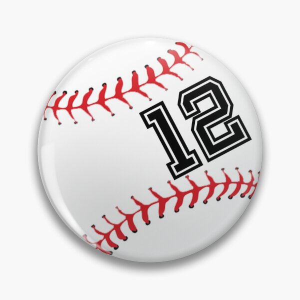Item preview, Baseball Player Jersey No 12 Back Number #12 Ball Sport Sticker Gift designed and sold by theshirtinator.