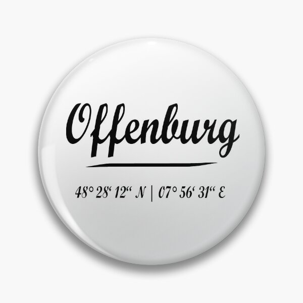 Item preview, Offenburg coordinates Baden Badnerland designed and sold by GeogDesigns.