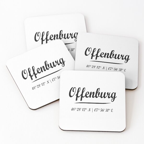 Item preview, Offenburg coordinates Baden Badnerland designed and sold by GeogDesigns.