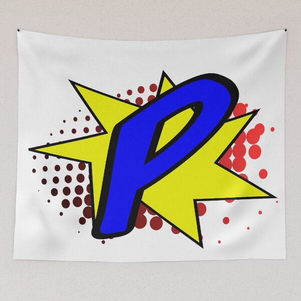 Item preview, Comic Initial P designed and sold by Triumphance.
