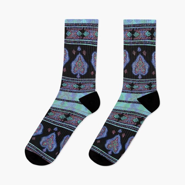 Aperçu de l'œuvre Persian Tapestry Blue Distressed créée et vendue par Sharon Schwalbe.