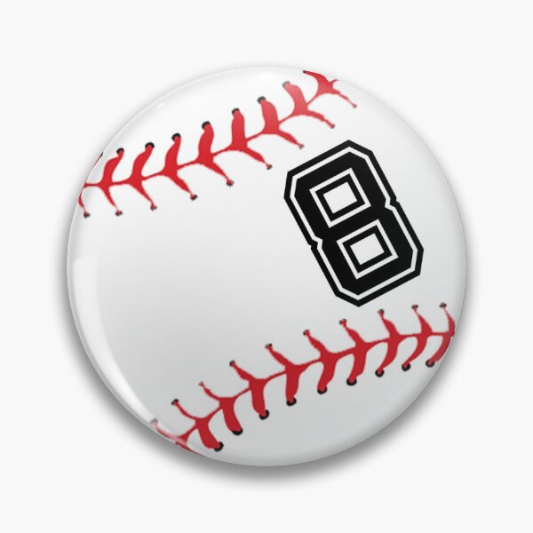Item preview, Baseball Player Jersey No 8 Back Number #8 Ball Sport Sticker Gift designed and sold by theshirtinator.