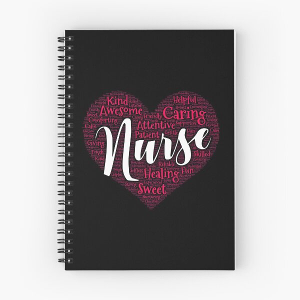 Item preview, Nurse typographic word art heart shape designed and sold by Teecha.