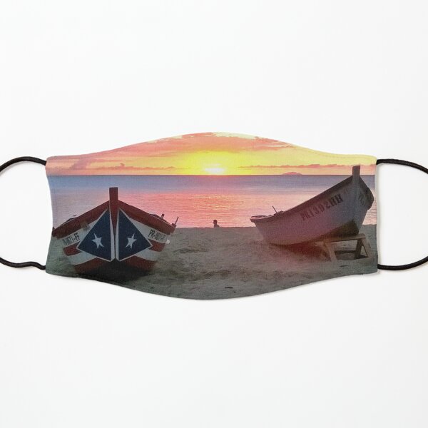 Crashboat Beach Aguadilla Puerto Rico Sunset Kids Mask