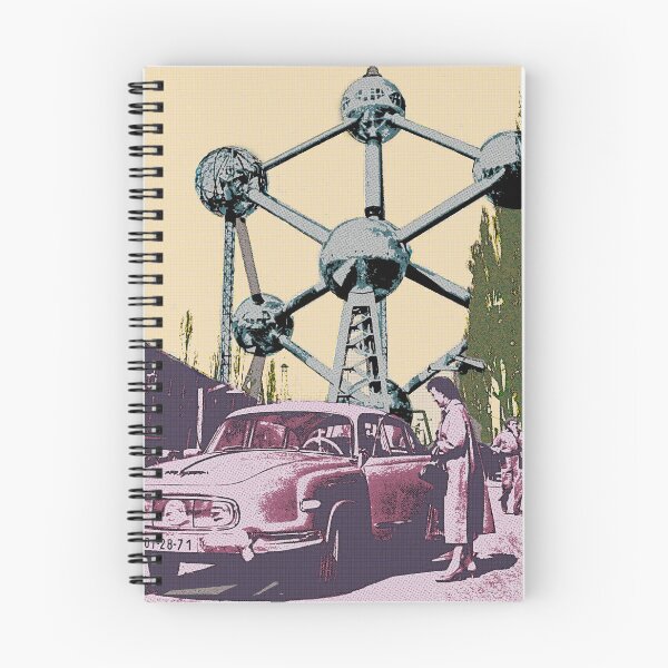 Item preview, brussels - atomium - 50's style shirt designed and sold by naiverider.
