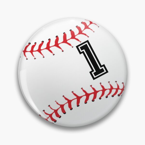 Item preview, Baseball Player Jersey No 1 Back Number #1 Ball Sport Sticker Gift designed and sold by theshirtinator.