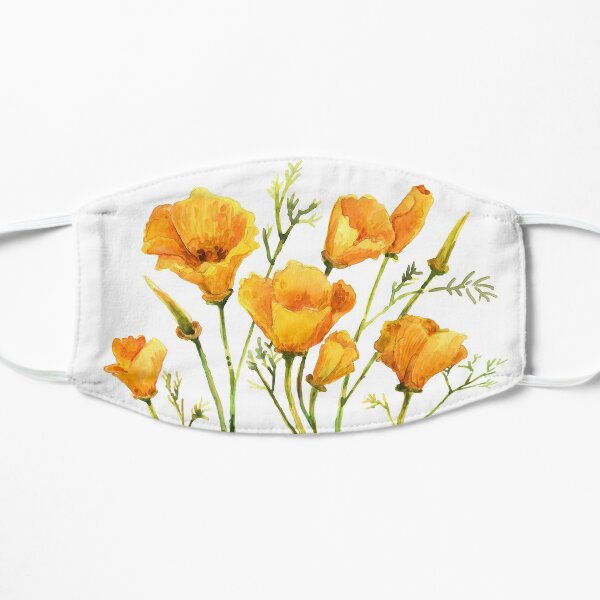 California Poppies Mask