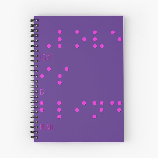 Item preview, Love is blind (Braille) designed and sold by TenTimesKarma.
