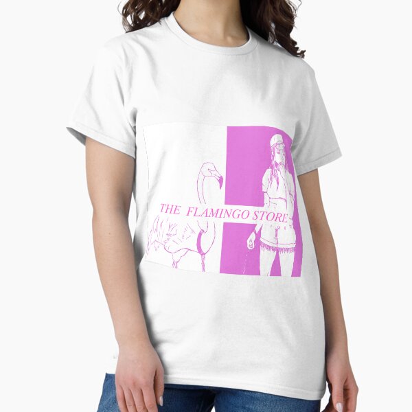 Vista previa del artículo con la obra «The Flamingo Store v2», diseñado y vendido por DarcyDeee.