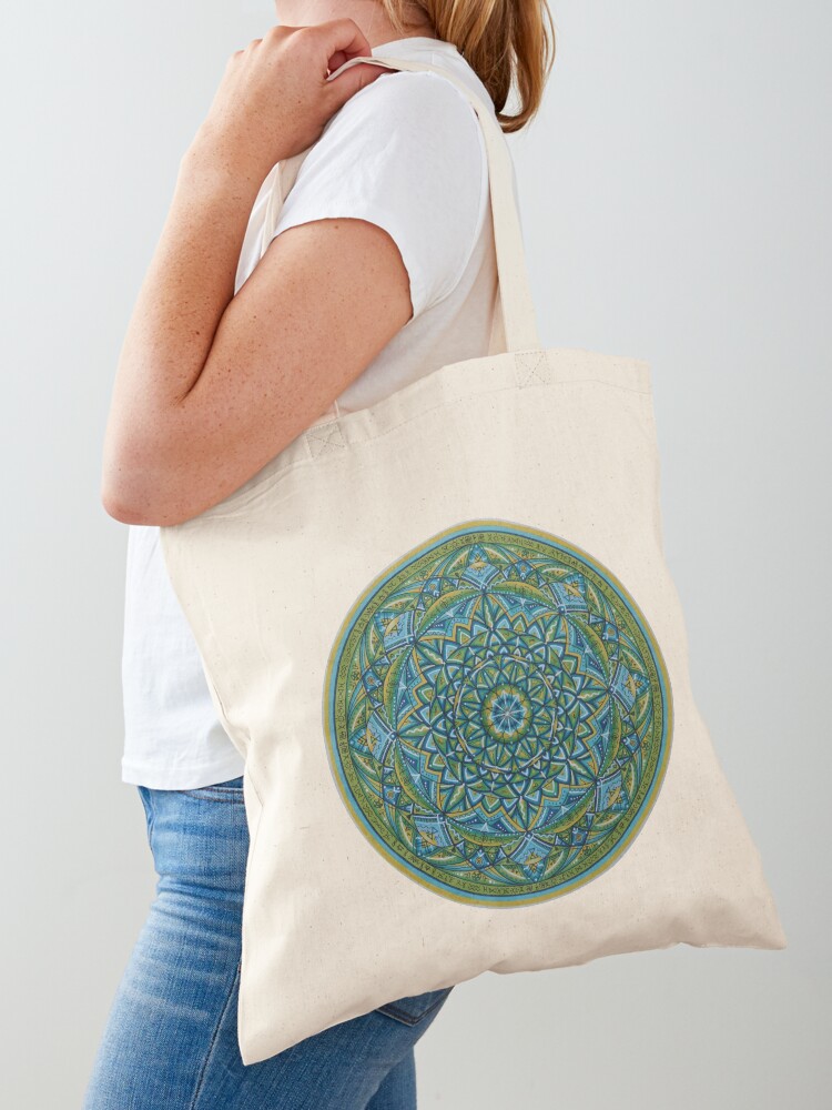 dateret pædagog Appel til at være attraktiv Mandala design Multidimensional nature of things " Tote Bag by  mandalagirl27 | Redbubble